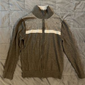 Men’s Merino Wool Zip-Up Sweater - Banana Republic (M)